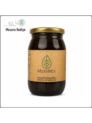 Mervmix Sandaloz Sakızlı Bitkisel Macun – Diyet ve Form Rutininize Eşlik Eden Bitkisel Karışım 450 g