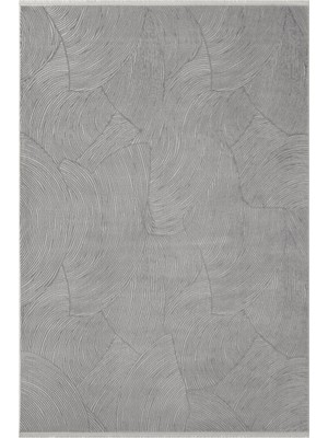 Karmen Halı Luxia LU001G Gri Akrilik Modern Salon Koridor Yatak ve Oturma Odası Halısı