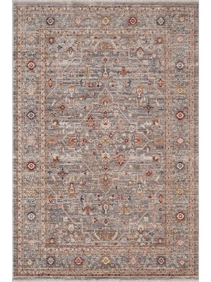 Karmen Halı Focus FO002G Gri Vintage Modern Salon Koridor Yatak ve Oturma Odası Halısı
