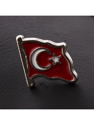 Zero Land Csmo-Tex Ay Yıldız Yaka Rozet Gri