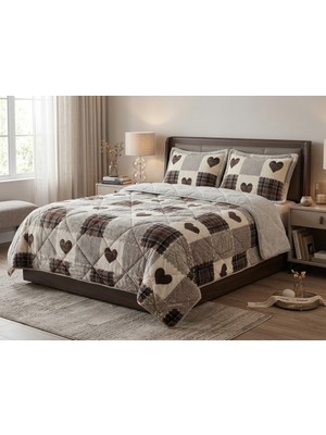 Yünteks Merinos Comforter Çift Kişilik Yorgan Set / 220X240 / Çeyiz / Yorgan /set