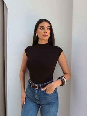 Esra Helvacı Fitilli Dik Yaka Bluz