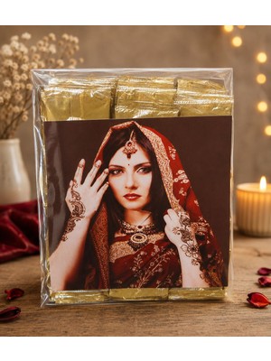 Vipfoni Natural Henna Hint Kınası 100 Lü Paket Toz Kına