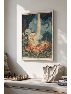 Lia Gallery Güzel ve Çirkin Çerçeveli Poster