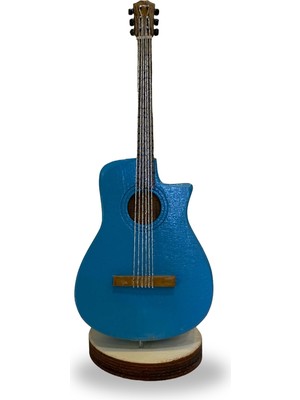 İstanbul Müzik Tedarik El Yapımı Dekoratif Gitar Biblo
