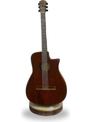 İstanbul Müzik Tedarik El Yapımı Dekoratif Gitar Biblo