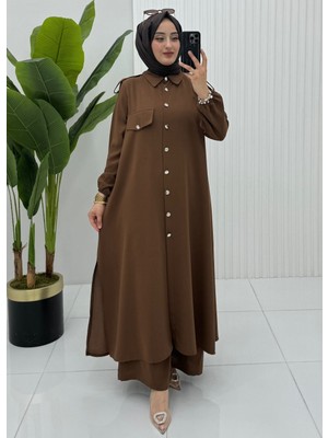 Modi Büşra Takım Kahverengi