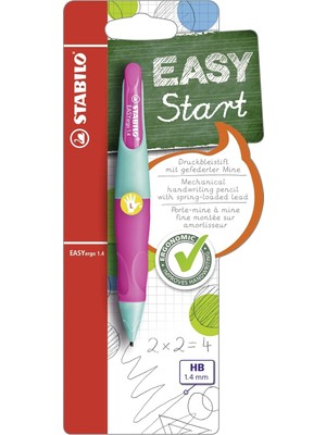 Stabilo Stabılo Easyergo 1.4 Sol - Ergonomik Mekanik Kurşun Kalem - Neon Pembe Blister