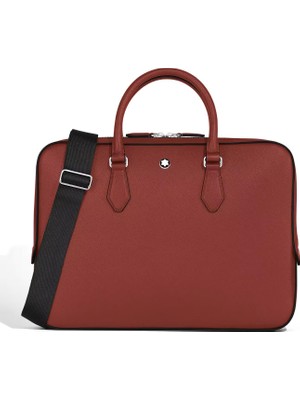 Montblanc MB222923 Mont Blanc Sartorial Kahverengi Deri Ince Evrak Çantası