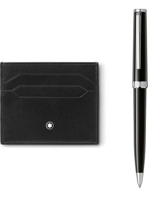 Montblanc 137793 Mont Blanc Pıx Tükenmez Kalem-Meisterstück 6cc Kartlık Hediye Seti