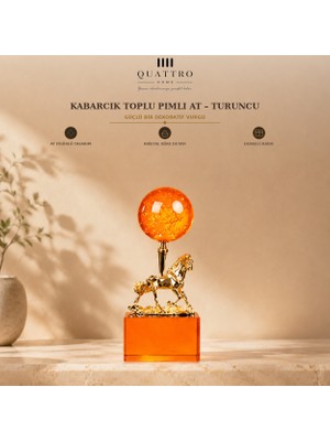 Quattro Home Kabarcık Toplu Pimli At - Turuncu