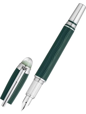 132902 Montblanc Starwalker Polargreen Precious Resin Dolma Kalem - M Uç