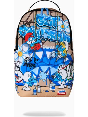 Sprayground Smurfs Big Mural 900D Polyester Sırt Çantası