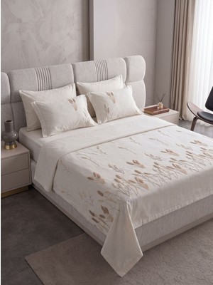 Cicim Home Lalina Çift Kişilik Punch Yatak Örtüsü Pike Takımı 6 Parça Premium