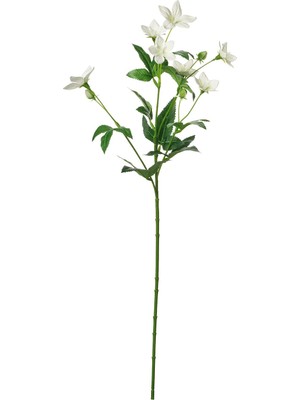 IKEA Modern Beyaz Yapay Çiçek 60 cm - Dekoratif Ev Bahçe Ofis Süs Bitki - Gerçekçi Doğal Görünüm - Bakım Gerektirmez