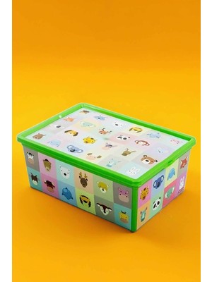 Teknotrust Trend Box Looking Learning 10 Lt Oyuncak Saklama Kutusu