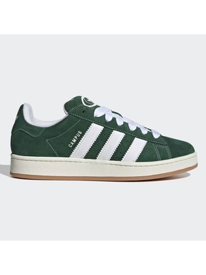 Adidas Campus 00S Leather Unisex Sneaker Green Unisex Hakiki Deri-Süet Günlük Spor Ayakkabı Yeşil