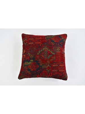 Empressco Kilim Desenli Dekoratif Yastık Kılıfı Çift Taraflı Şönil Dokuma Gizli Fermuarlı Etnik Kırlent Kılıfı