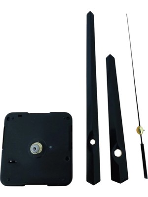 St. Morritz Saat Mekanizması, 1 Adet 16 mm Şaft Uzunluğu Sessiz Duvar Saati Mekanizması Askısız