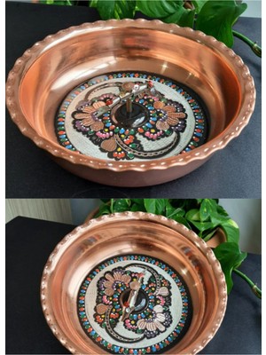 Empressco Geleneksel Balıklı Bakır Hamam Tası 20 cm - 1 Adet