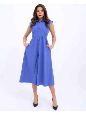 Palmira Demir 6338 Elbise-Mor - Mor / S