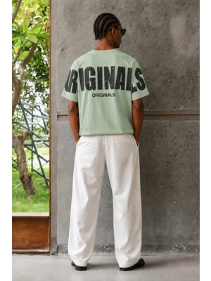 Tarz Cool Originals Baskılı Oversize Erkek Tişört – Süprem %100 Cotton