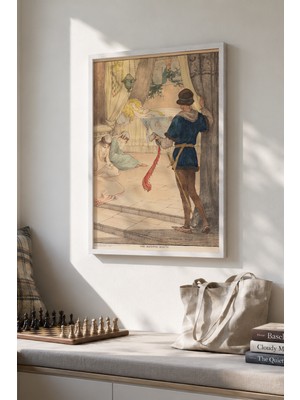Lia Gallery Uyuyan Güzel Çerçeveli Poster