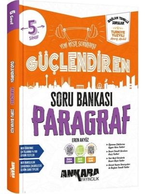 Ankara Yayıncılık Ankara 5. Sınıf Paragraf Güçlendiren Soru Bankası Ankara Yayıncıl