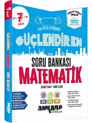 Ankara Yayıncılık 7. Sınıf Matematik Güçlendiren Soru Bankası Ankara Yayıncı