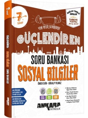 Ankara Yayıncılık 7. Sınıf Sosyal Bilgiler Güçlendiren Soru Bankası Ankara Y