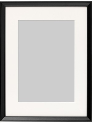 IKEA Modern Siyah Ahşap Fotoğraf Çerçevesi 30X40 cm - Duvar/masa Üstü Dekoratif Resim Çerçevesi - Şık Tasarım