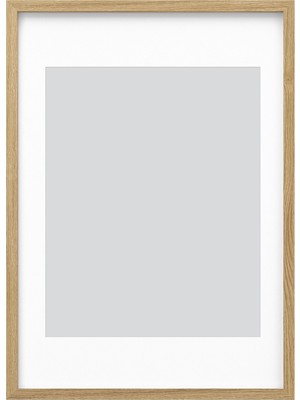 IKEA Modern Kahverengi Ahşap Fotoğraf Çerçevesi 50X70 cm - Duvar/masa Üstü Dekoratif Resim Çerçevesi - Şık Tasarım