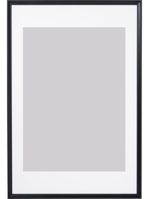 IKEA Modern Siyah Ahşap Fotoğraf Çerçevesi 61X91 cm - Duvar/masa Üstü Dekoratif Resim Çerçevesi - Şık Tasarım