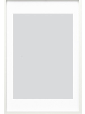 IKEA Modern Beyaz Ahşap Fotoğraf Çerçevesi 61X91 cm - Duvar/masa Üstü Dekoratif Resim Çerçevesi - Şık Tasarım