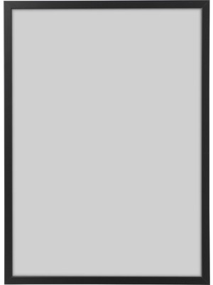 IKEA Modern Siyah Ahşap Fotoğraf Çerçevesi 50X70 cm - Duvar/masa Üstü Dekoratif Resim Çerçevesi - Şık Tasarım