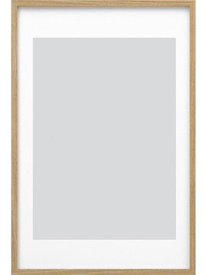 IKEA Modern Kahverengi Ahşap Fotoğraf Çerçevesi 61X91 cm - Duvar/masa Üstü Dekoratif Resim Çerçevesi - Şık Tasarım