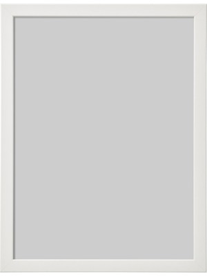IKEA Modern Beyaz Ahşap Fotoğraf Çerçevesi 30X40 cm - Duvar/masa Üstü Dekoratif Resim Çerçevesi - Şık Tasarım