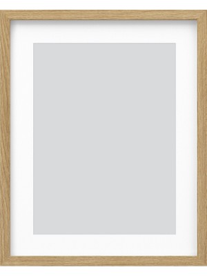 IKEA Modern Kahverengi Ahşap Fotoğraf Çerçevesi 40X50 cm - Duvar/masa Üstü Dekoratif Resim Çerçevesi - Şık Tasarım