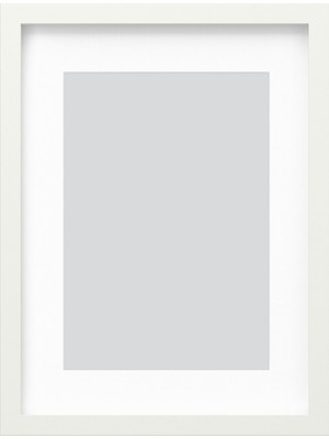 IKEA Modern Beyaz Ahşap Fotoğraf Çerçevesi 30X40 cm - Duvar/masa Üstü Dekoratif Resim Çerçevesi - Şık Tasarım