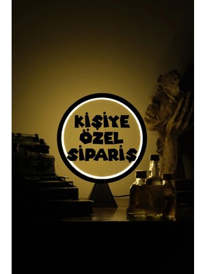 Empressco Kişiye Özel Silüet Lamba Gece Lambası, Masa Lambası, Hediye
