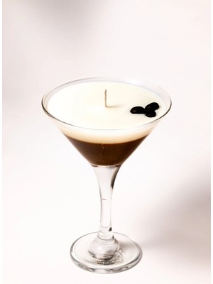 Empressco Espresso Martini Kahve Kokulu Beyaz Mum, 200G, Hediye & Dekor