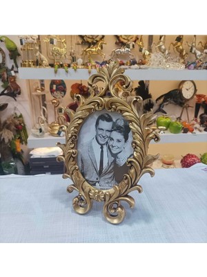 Empressco Oval Sarmaşık Desen Fotoğraf Çercevesi