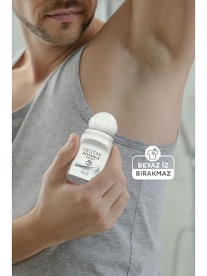 Deotak Invisible Erkek7 Güne Kadar Etkili Roll-On Deodorant 35 ml