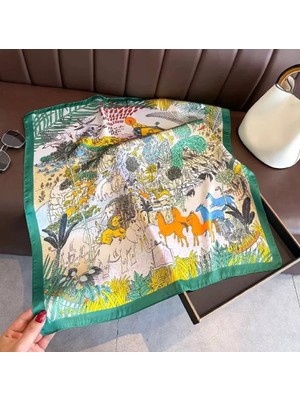 Venüs Design Desenli Şal-Fular 70X70