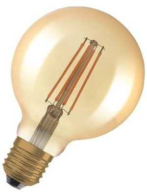 Aydogan's Gold Sarı Işık 6.5W LED Ampul, E27 Duy