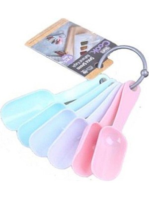 Royaleks Group 6 Lı Plastik Baharat Kaşığı