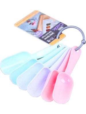 Royaleks Group 6'lı Plastik Baharat Kaşığı ROYALEKS-68365