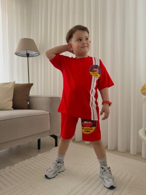 Butik Erkek Çocuk Dijital Baskı Tshirt Şortlu Ikili Takım( Oversize Kalıp,yaşınızı Alınız)