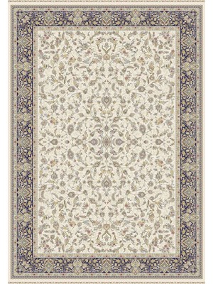 Bahariye Halı Cevher CV03C Lacivert Premium Koleksiyonu Modal Iplik Halı