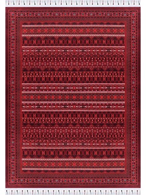 Bahariye Halı Inci İN04 Premium Koleksiyonu Afgan Desen Yün Halı